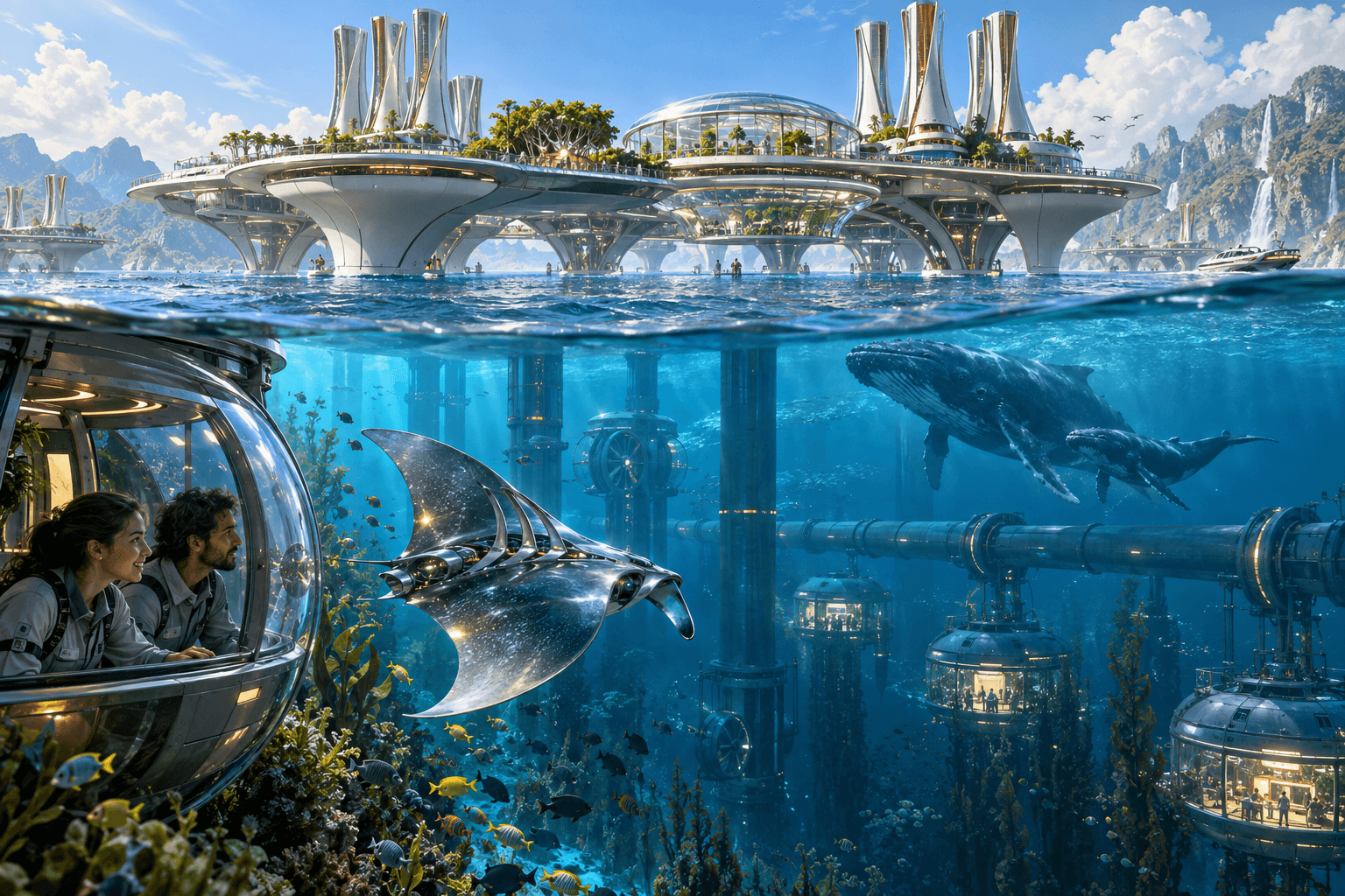 Speculative Academy artwork: the ocean's living lung.